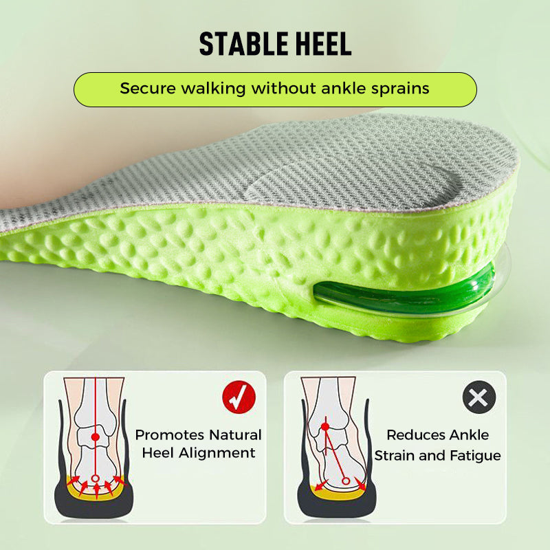 📢📢49% OFF!! ⏰ Comfortable cushioned insoles that increase height: walk effortlessly and in style!👟