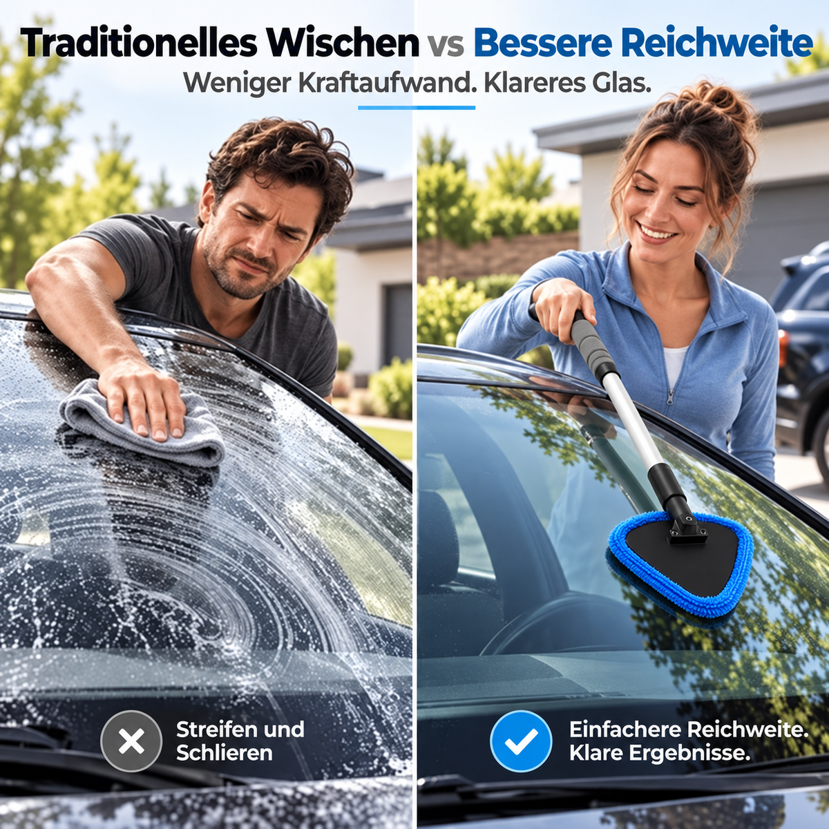 🥳2026 HOT SALE🥳💞50K+ SOLD! 🚗🧽 50% OFF! Dual Magnetic Car Window Cleaner | Streak-Free Cleaning Kit for Car Glass 🛡️💪