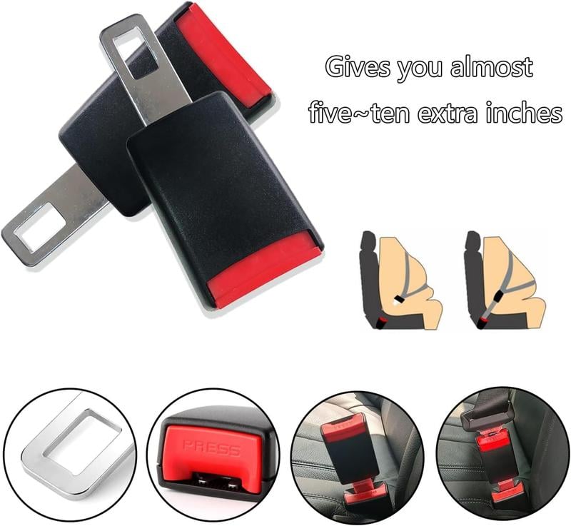 💥 Buy 1 Get 1 Free! 🎁 2025 Car Belt Buckle Extension – Seat Belt Clips for Extra Comfort 🚗
