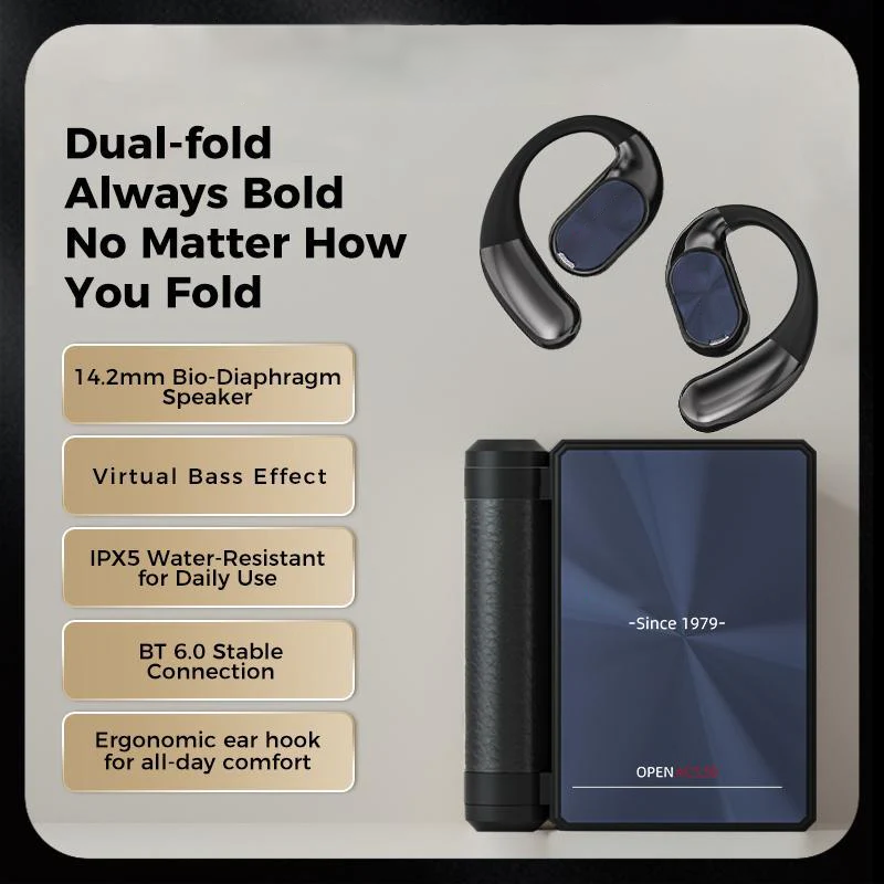 Wireless Earbuds Bluetooth 6.0 with Noise Reduction, 145H Long Battery Life, IPX5 Waterproof Sport Earphones