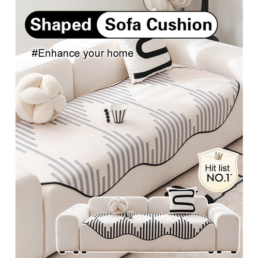 Cuscino per divano antiscivolo di forma irregolare