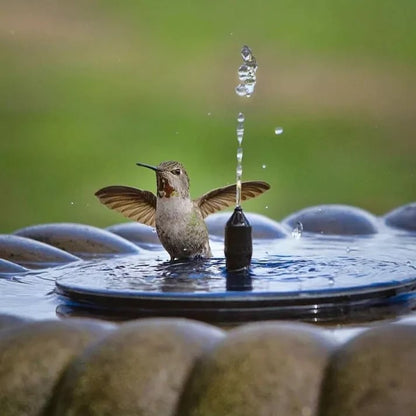 🔥Hot Sales 57% OFF🔥Solar Fountain, Solar Powered Bird Bath Fountain Pump with 4 Nozzles 1.4W Solar Panel Kit Water Pump, Outdoor Watering Submersible Pump for Pond, Pool, Garden, Fish Tank
