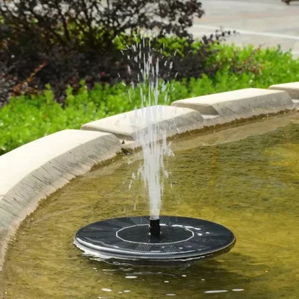 🔥Hot Sales 57% OFF🔥Solar Fountain, Solar Powered Bird Bath Fountain Pump with 4 Nozzles 1.4W Solar Panel Kit Water Pump, Outdoor Watering Submersible Pump for Pond, Pool, Garden, Fish Tank