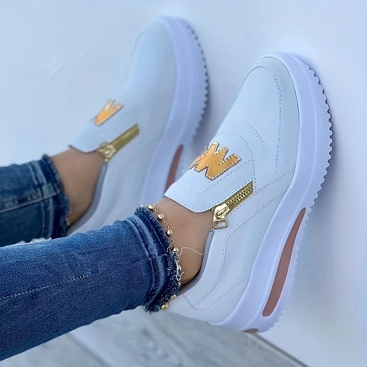 🔥2025 Hot Sale🔥Women's Casual Platform Slip-on Orthopedic Sneakers👞