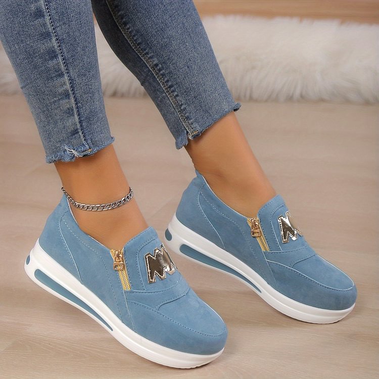 🔥2025 Hot Sale🔥Women's Casual Platform Slip-on Orthopedic Sneakers👞