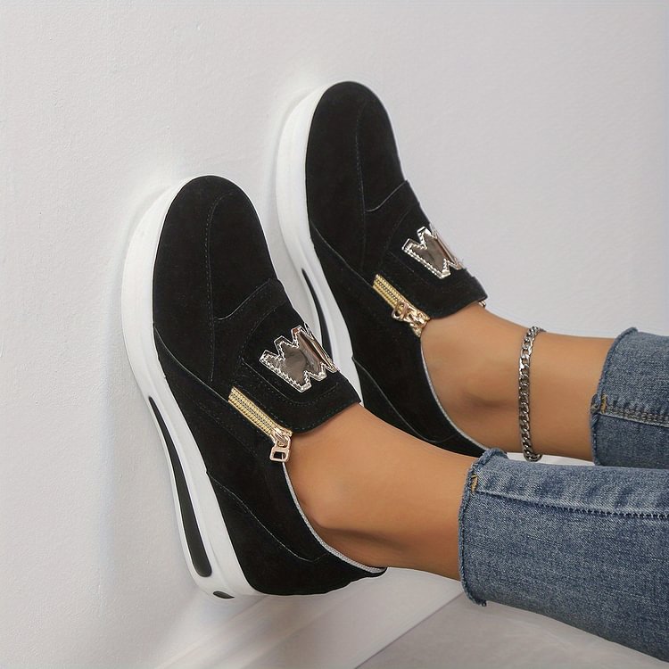 🔥2025 Hot Sale🔥Women's Casual Platform Slip-on Orthopedic Sneakers👞