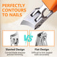 💯HOT SALE🔥Wide Jaw Opening Anti-Splash Slanted Nail Clipper
