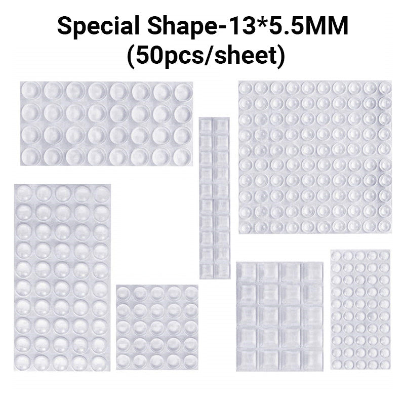 🔥2025 Hot Sale🔥Self-Adhesive Clear Silicone Bumpers Set