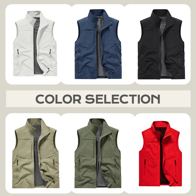 ⏳ Limited time 50% off! 💥Men's Waterproof Outdoor Utility Vest