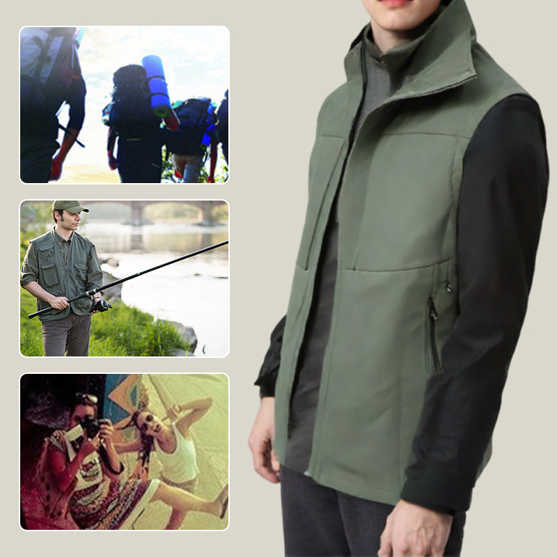 ⏳ Limited time 50% off! 💥Men's Waterproof Outdoor Utility Vest