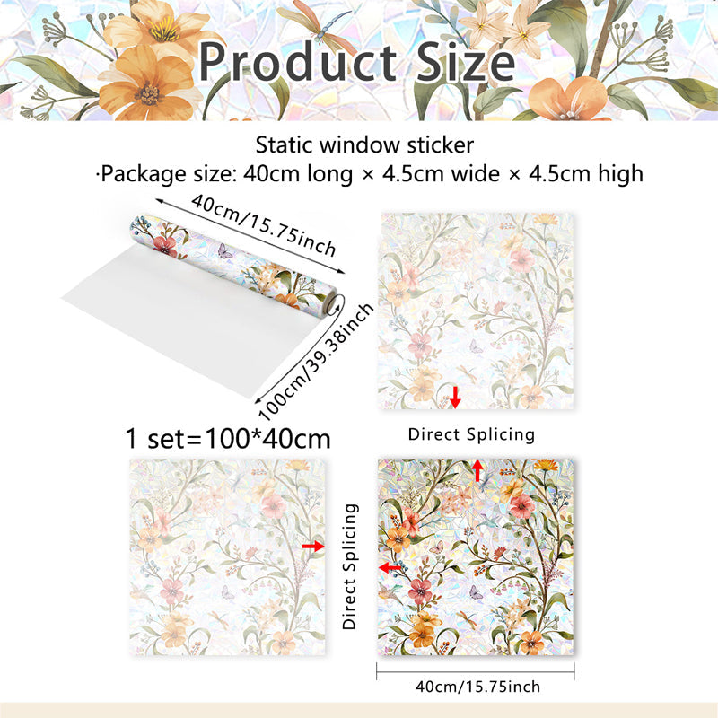 ⏳Time-limited Special⌛Static Patterned Window Sticker