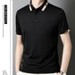 🔥Today 50% off🔥Men's Stretch Ice Silk Short Sleeve Lapel T-shirt