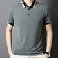 🔥Today 50% off🔥Men's Stretch Ice Silk Short Sleeve Lapel T-shirt