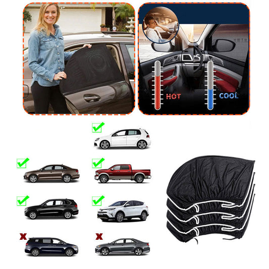 🔥2025 new hot sale🔥2PCS Breathable Mesh Car Window Shades