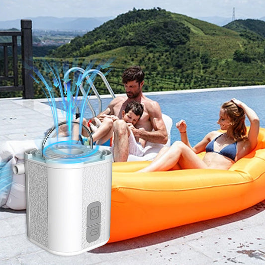 Multipurpose Portable Air Pump with 5 Nozzles