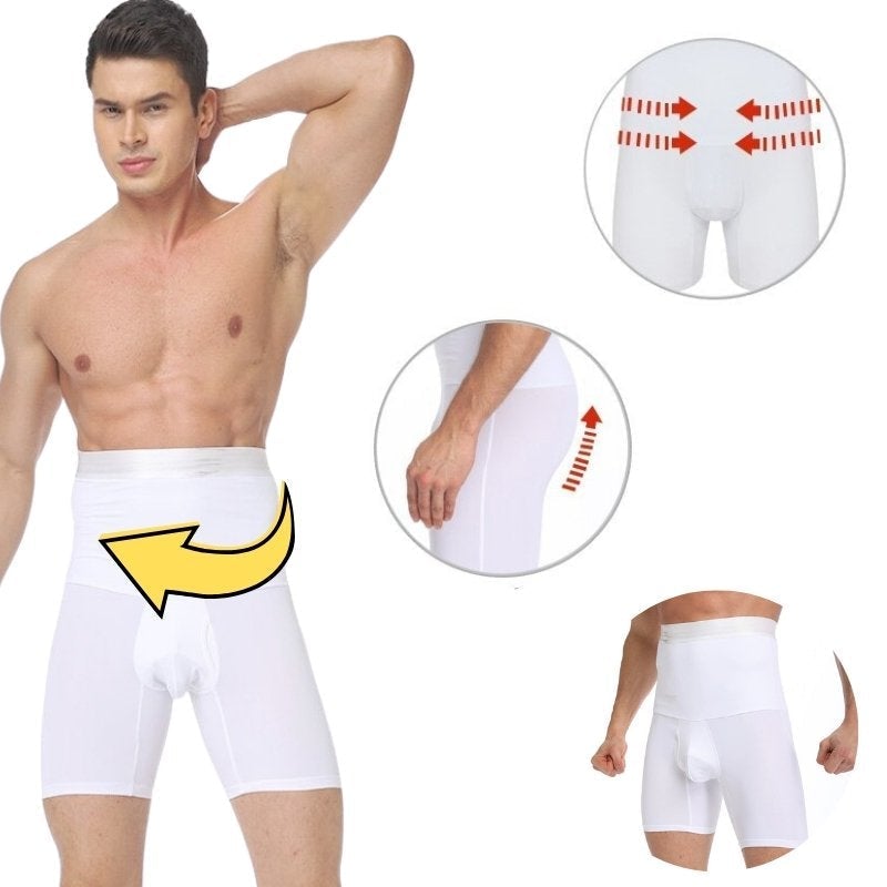 ⏳Limited time 50% off💥Men's High Waist Shapewear Boxer Briefs