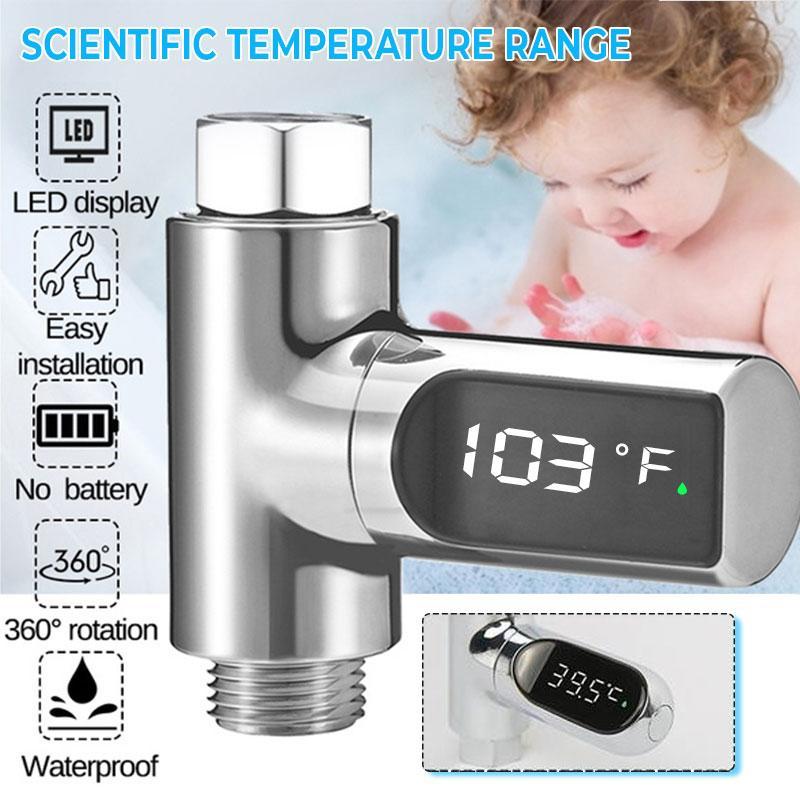 🔥Limited-Time Offer: 50% OFF!!!🔥🌡️ SHOWER THERMOMETER - LCD Display with Backlight, Easy Installation Without Tools, IPX7 Waterproof, Perfect for Modern Bathroom 🛁✨
