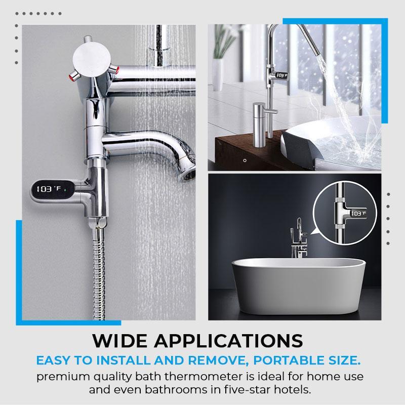 🔥Limited-Time Offer: 50% OFF!!!🔥🌡️ SHOWER THERMOMETER - LCD Display with Backlight, Easy Installation Without Tools, IPX7 Waterproof, Perfect for Modern Bathroom 🛁✨
