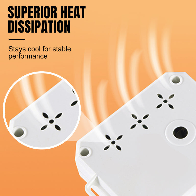 Universal Adapter Plug & Extension Socket with Automatic Power-Off