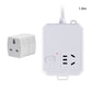 Universal Adapter Plug & Extension Socket with Automatic Power-Off