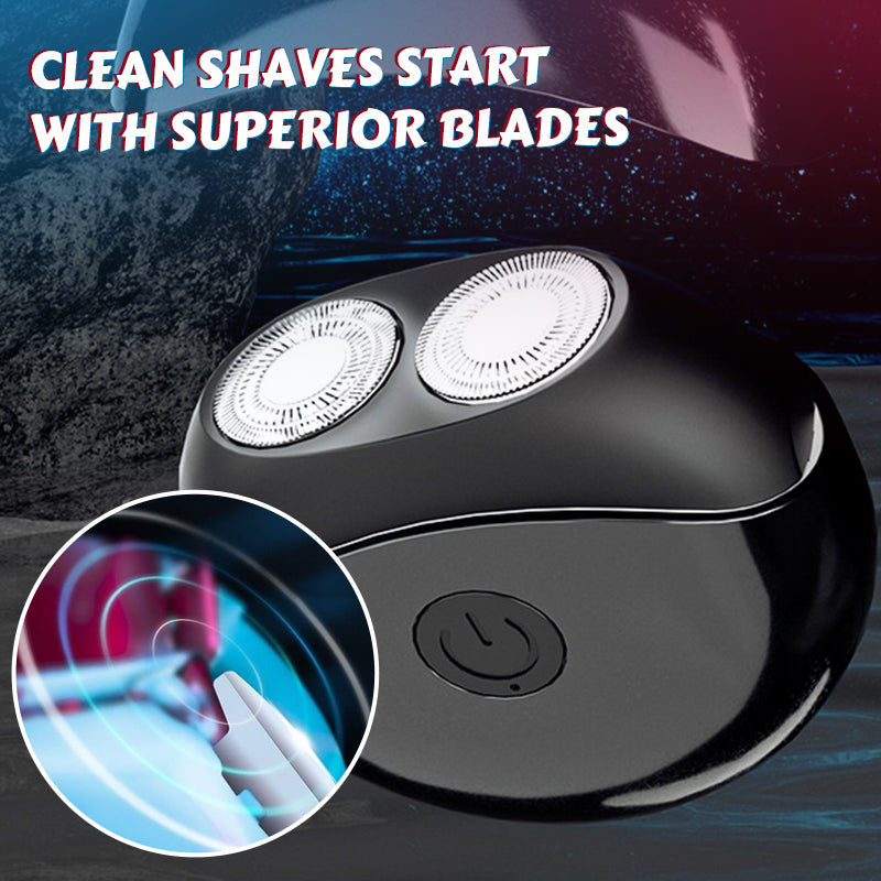🎉 50% OFF! ✨ Portable multifunctional electric shaver – Dual ring blades, IPX4 waterproof and compact UFO design 🪒⚡