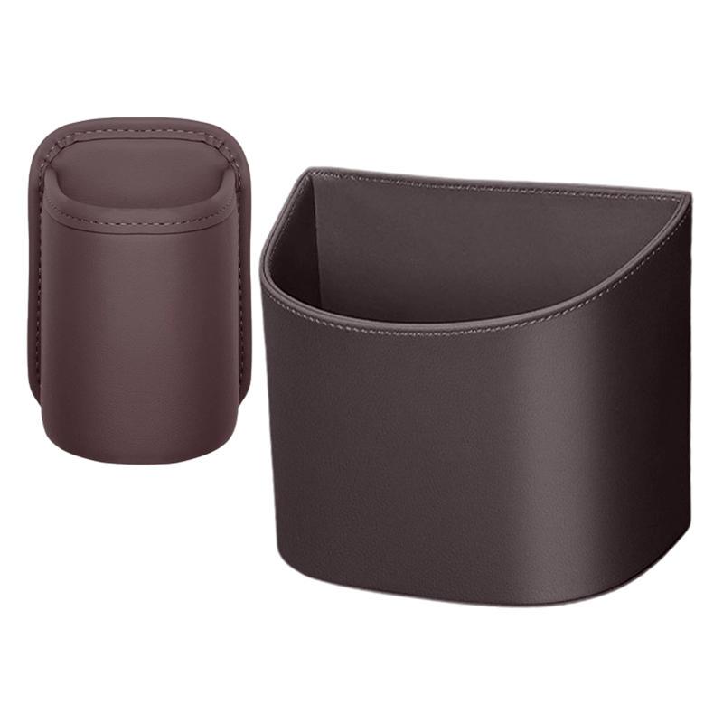 🥳2026 HOT SALE🥳💞50K+ SOLD!🚗🧺 49% OFF! Leather Car Door Cup Holder – Wide‑mouth opening, easy reach for drinks & phone. Clip‑on secure fit. PU leather, tough & stylish. 🛡️✨