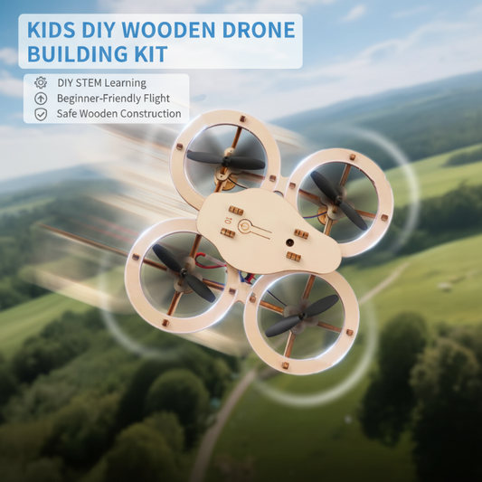 🔥2026 New Release at Half Price🔥Kids DIY Wooden Drone Building Kit