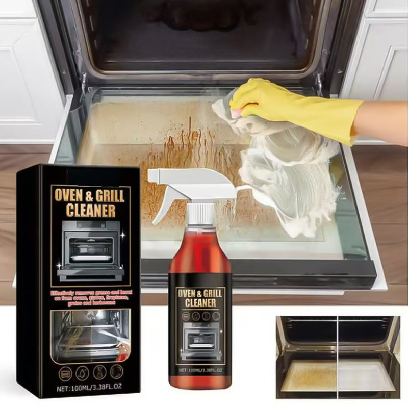 🧼 BUY 2 GET 1 FREE! ✨ Oven & Grill Cleaner Spray – Dissolves Grease in 5 Mins, No Scrubbing & Eliminates Odors 🔥  21 Reviews