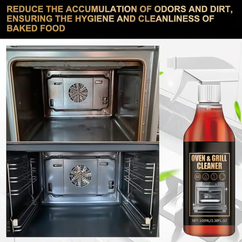 🧼 BUY 2 GET 1 FREE! ✨ Oven & Grill Cleaner Spray – Dissolves Grease in 5 Mins, No Scrubbing & Eliminates Odors 🔥  21 Reviews