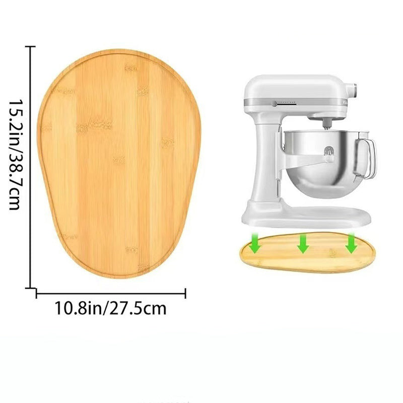 Effortless Wooden Mixer Sliding Tray