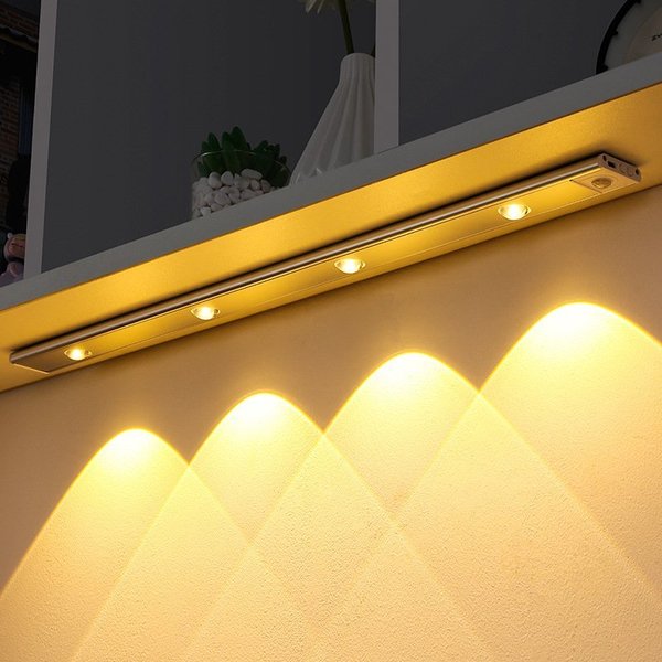 💡Promotion 60% OFF - 💡No Wiring Needed! Stick-On Motion Light for Dark Cabinets & Stairs