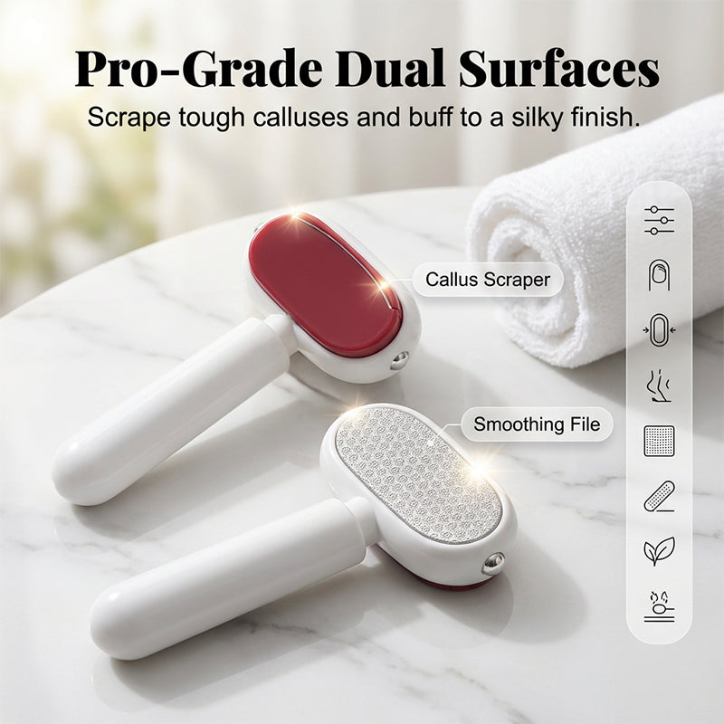 📢📢50% OFF & Buy2 Get 1 Free⏰Double-Sided Foot Scraper for Callus Removal