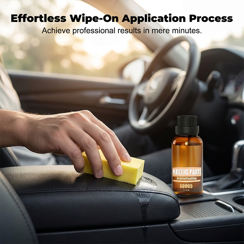 🥳2026 HOT SALE🥳💞50K+ SOLD!💥🚗✨ 50% OFF! Car Plastic Restorer – Crystal coating transforms faded trims to deep black. Hydrophobic shield repels rain & UV. Non-greasy, streak-free finish. 🛡️🌧️