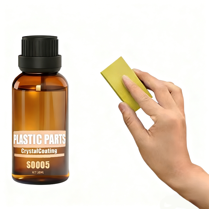 🥳2026 HOT SALE🥳💞50K+ SOLD!💥🚗✨ 50% OFF! Car Plastic Restorer – Crystal coating transforms faded trims to deep black. Hydrophobic shield repels rain & UV. Non-greasy, streak-free finish. 🛡️🌧️