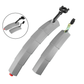 ✨The "Adulting" Mudguard: 2-in-1 Telescopic Shield + Safety Light! 🚨✨ (No More Mud Suits)