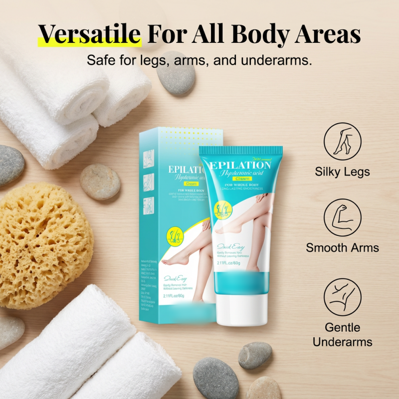 Gentle Hair Removal Cream with Hyaluronic Acid
