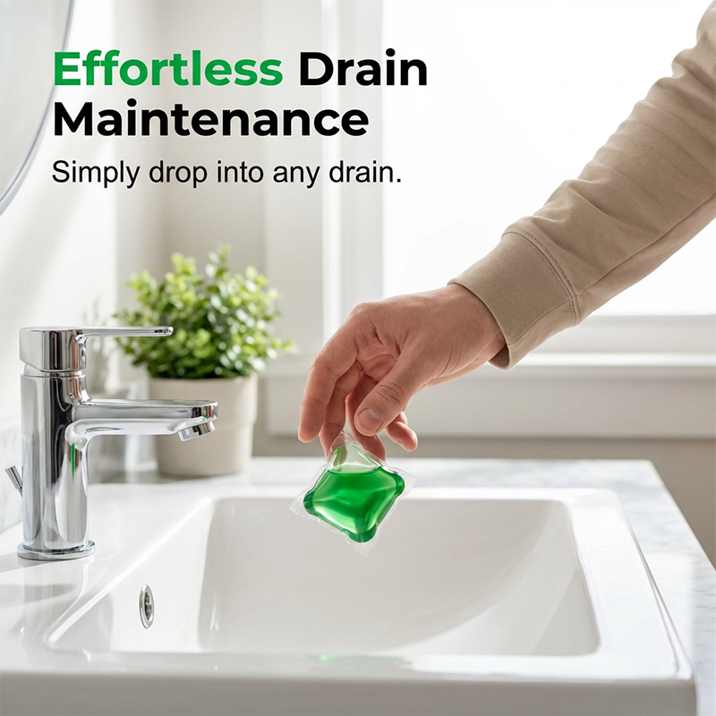 How to use drain cleaning pods
