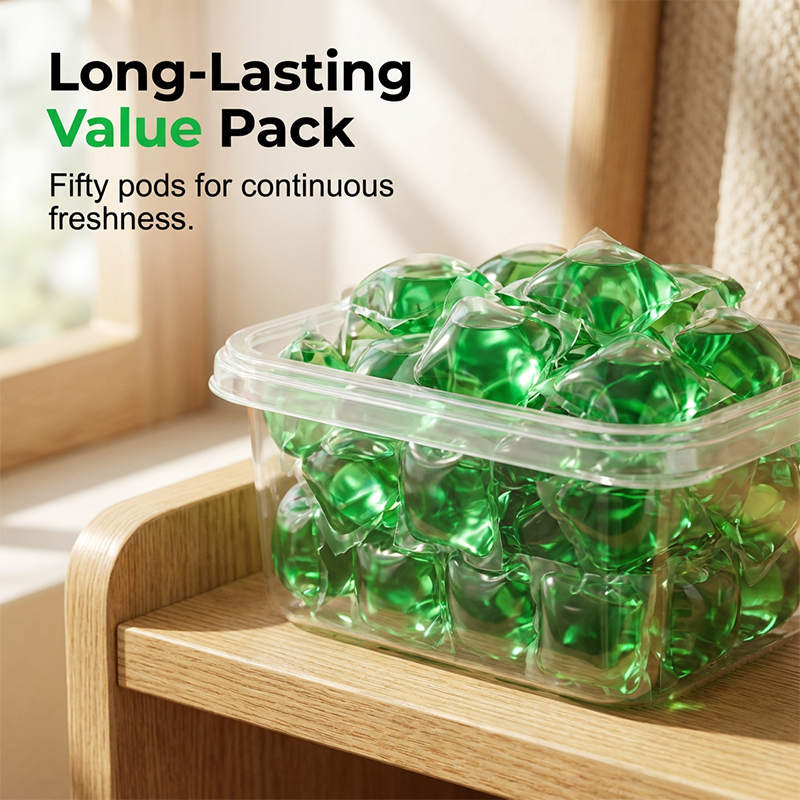 Green bio enzyme deodorizer pods