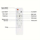🔥sale-73%OFF-🎁2-IN-1 PORTABLE CEILING FAN & LIGHT with Remote Control