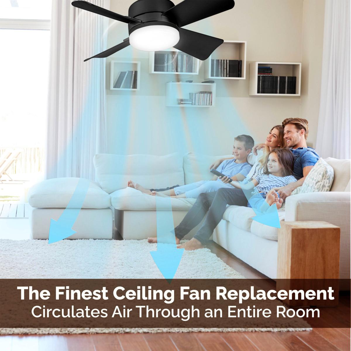 🔥sale-73%OFF-🎁2-IN-1 PORTABLE CEILING FAN & LIGHT with Remote Control