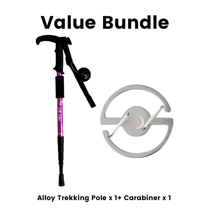 ⛰️ LIMITED-TIME 50% OFF! 🌲 Adjustable Trekking Pole – 6160 Aluminum Alloy, Shock-Absorbing, Lightweight 🥾