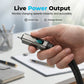 🔌 4-in-1 Charging Cable with Digital Display & Keychain – Fast-Charging, Kink-Resistant & Compact