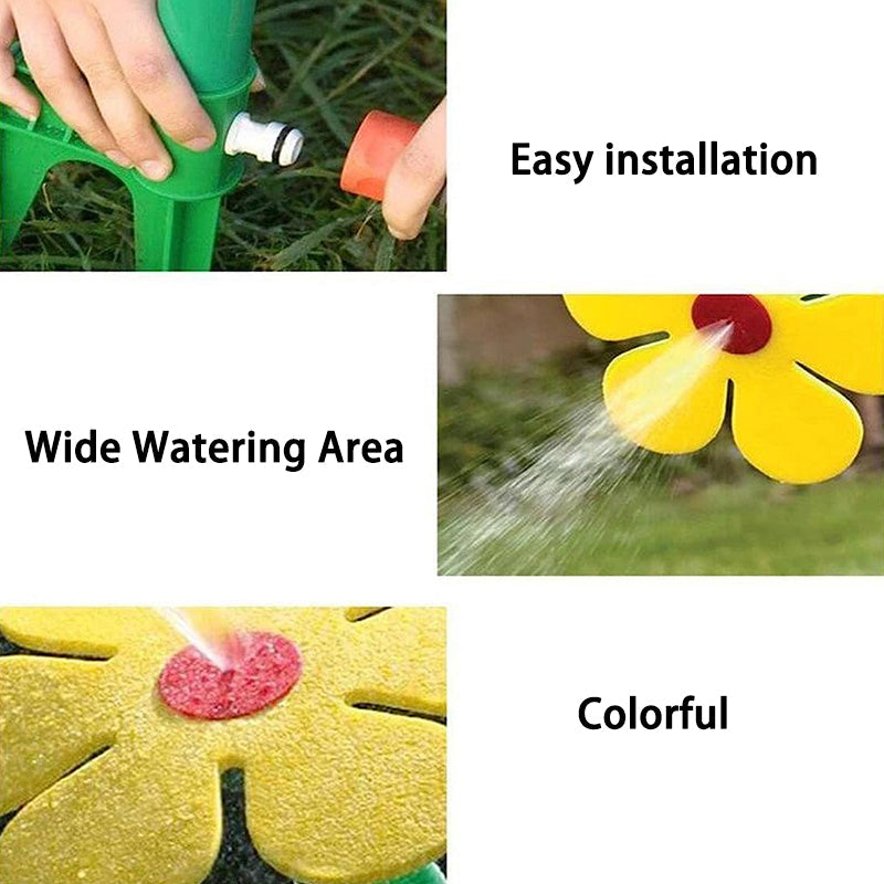 ✨️50% OFF! Boost your courtyard happiness! 360° Rotating Dancing Flower Sprinkler-Funny Dancing Flower Yard Lawn Sprinkler