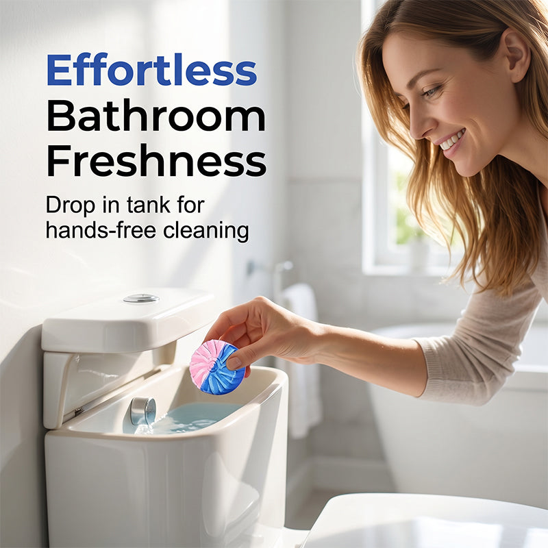 ✨2026 Hot Sale💥Automatic Toilet Bowl Cleaner Tablets for Stain and Odor Removal