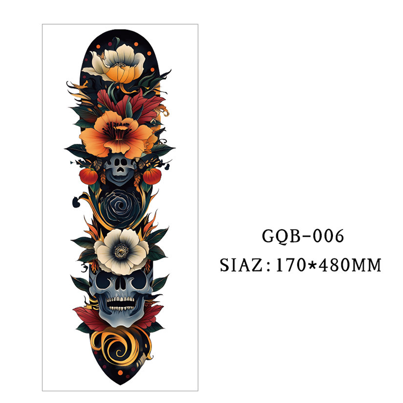 Large Full Sleeve Temporary Tattoos