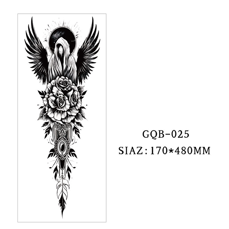 Large Full Sleeve Temporary Tattoos