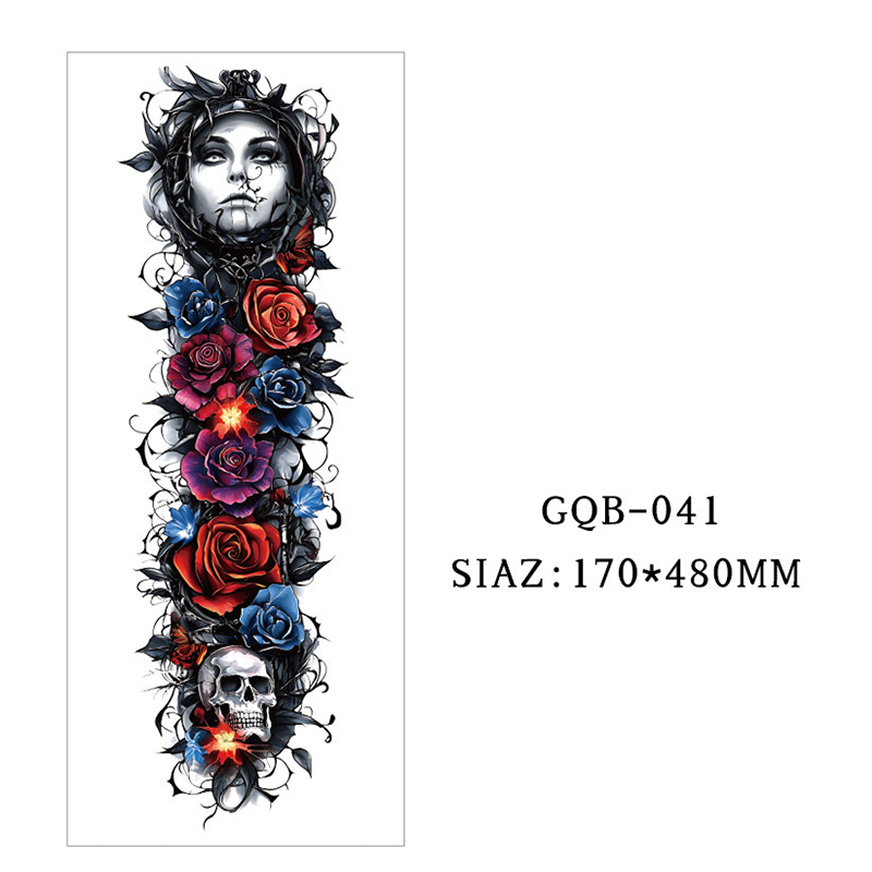 Large Full Sleeve Temporary Tattoos