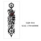 Large Full Sleeve Temporary Tattoos