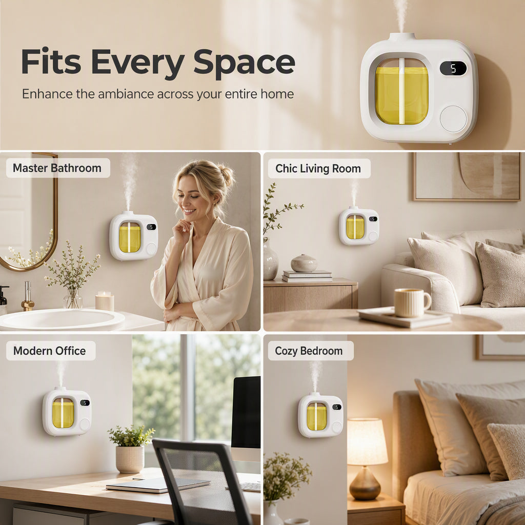 💗LAST DAY SALE 60% OFF⚡50K+ SOLD💕Smart LED Aroma Diffuser with Mist ControlSmart LED Aroma Diffuser with Mist Control