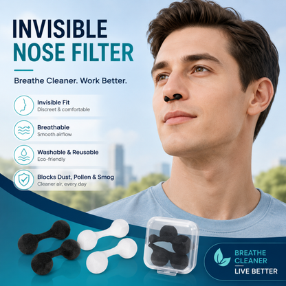 🐕2026 HOT SALE🥳💞50K+ SOLD! Invisible Washable Dustproof Nose Filters